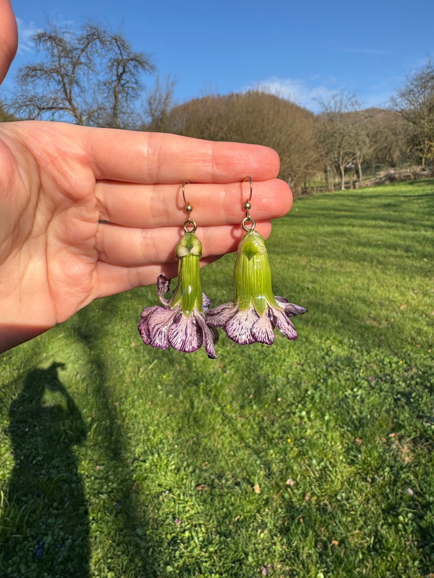 Carnations earrings
