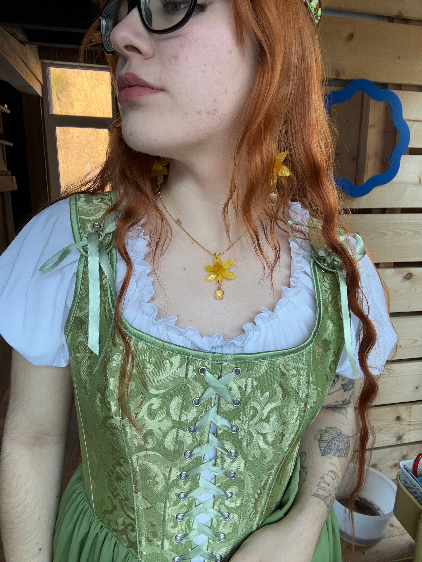 Daffodil necklace