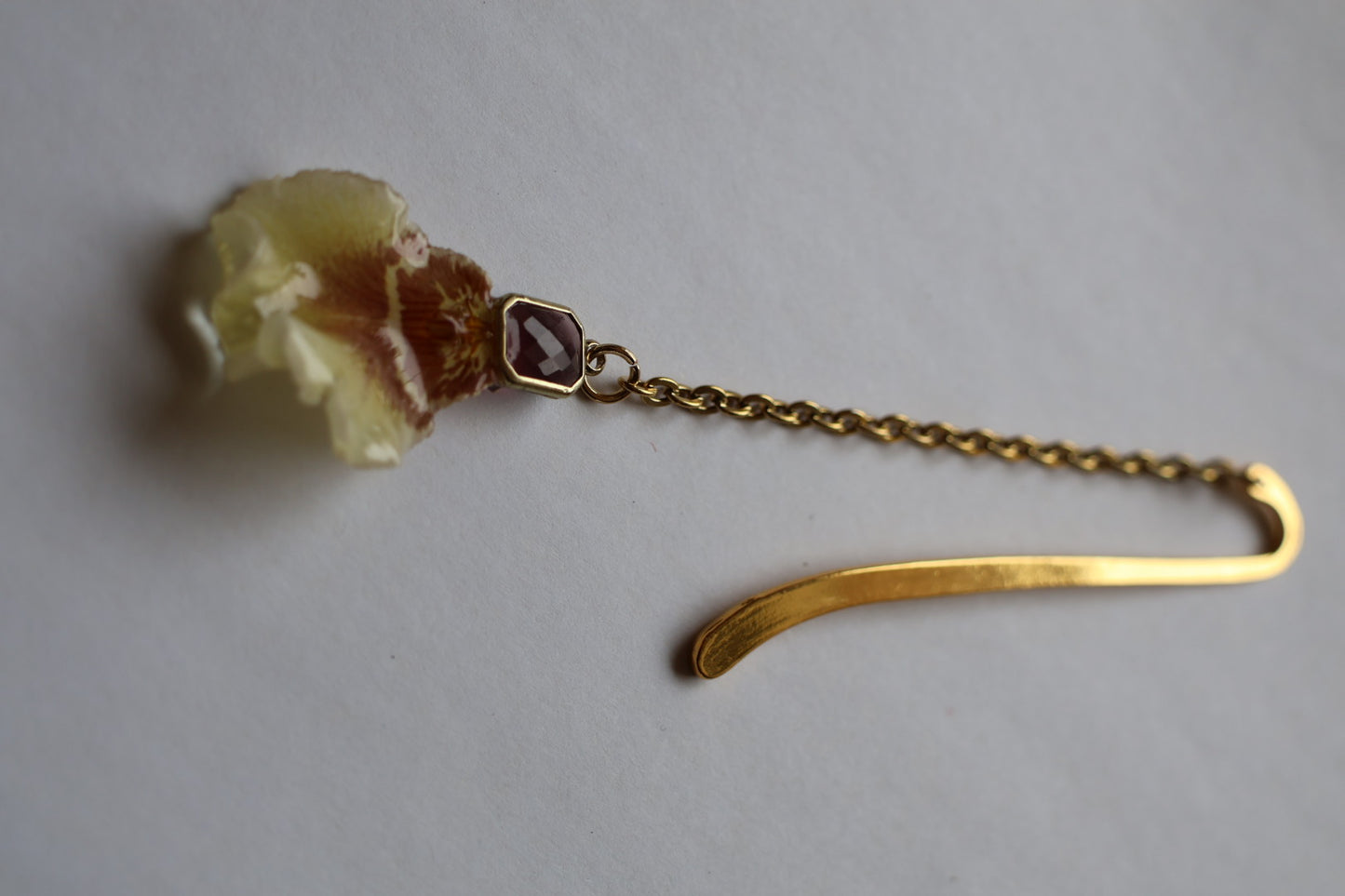 Orange orchid bookmark SYLLIA