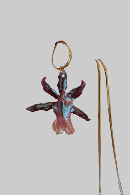 Galaxy chroma orchid necklace SYLLIA