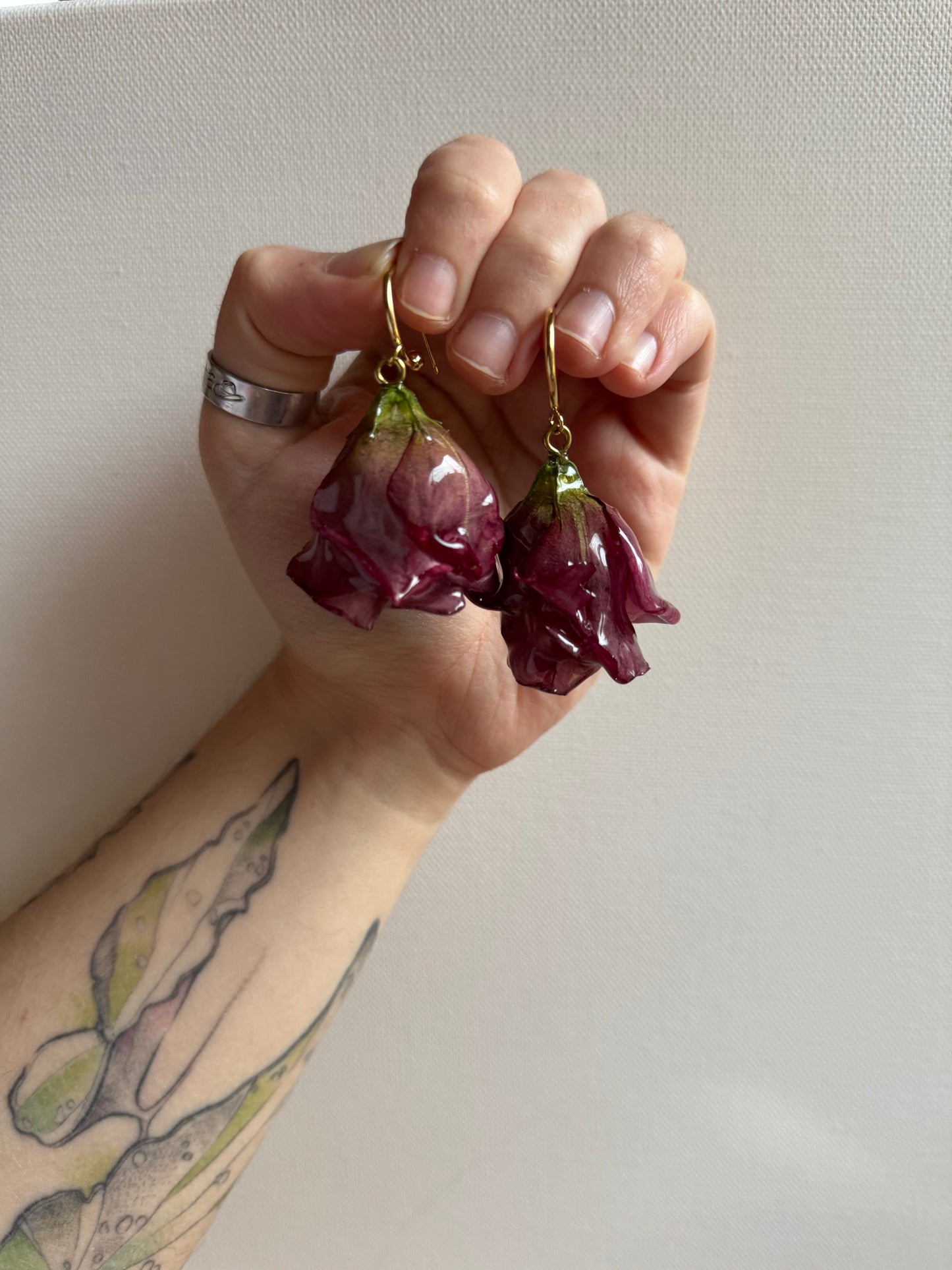 Real rose hoops