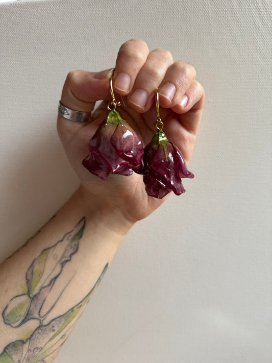 Real rose hoops