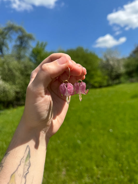 Bleeding hearts hoops