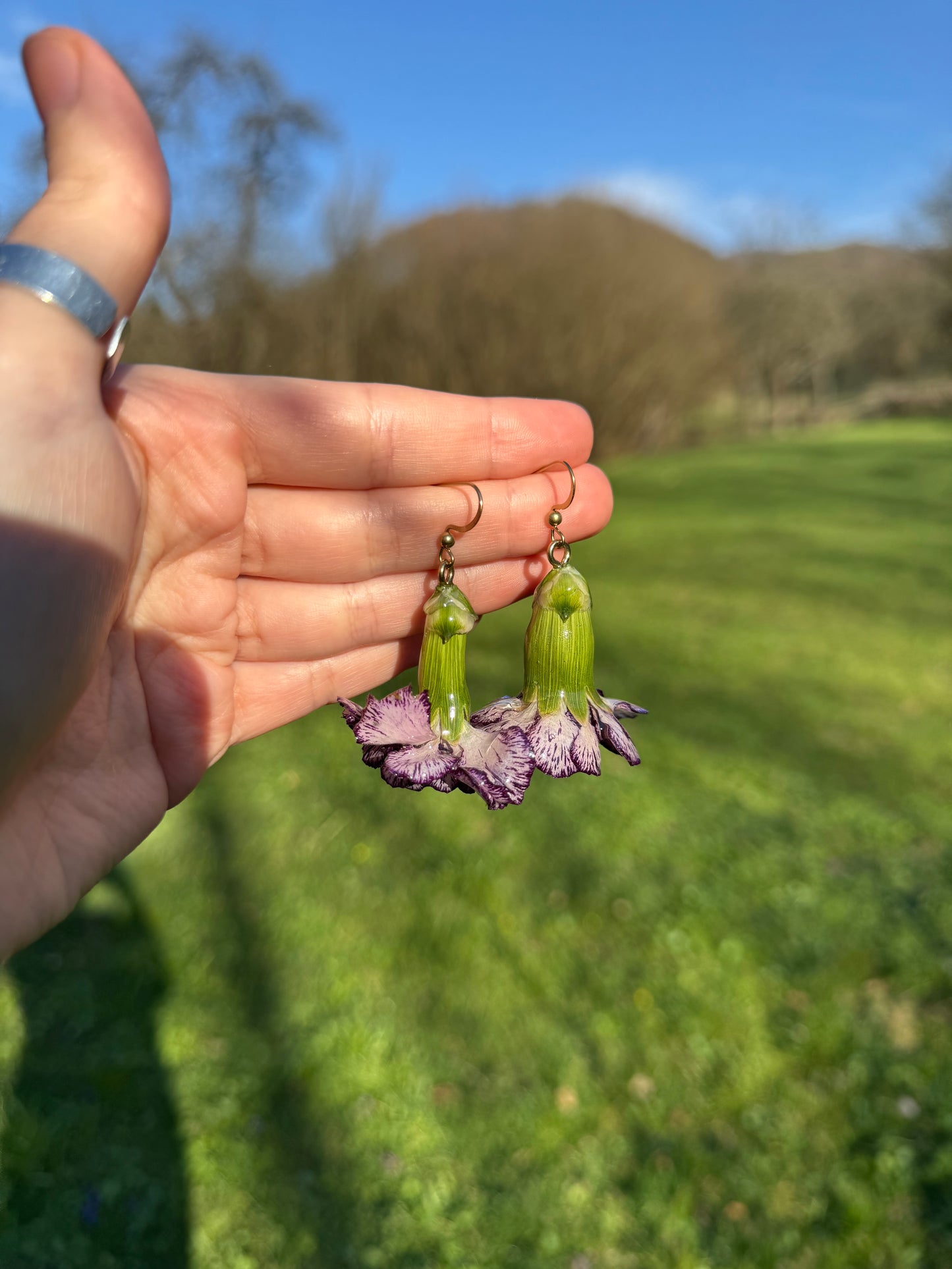 Carnations earrings