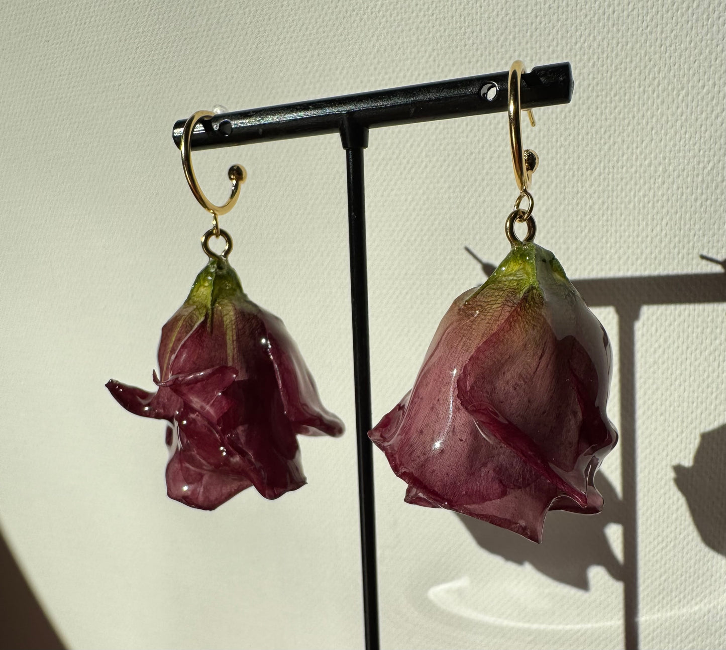 Real rose hoops