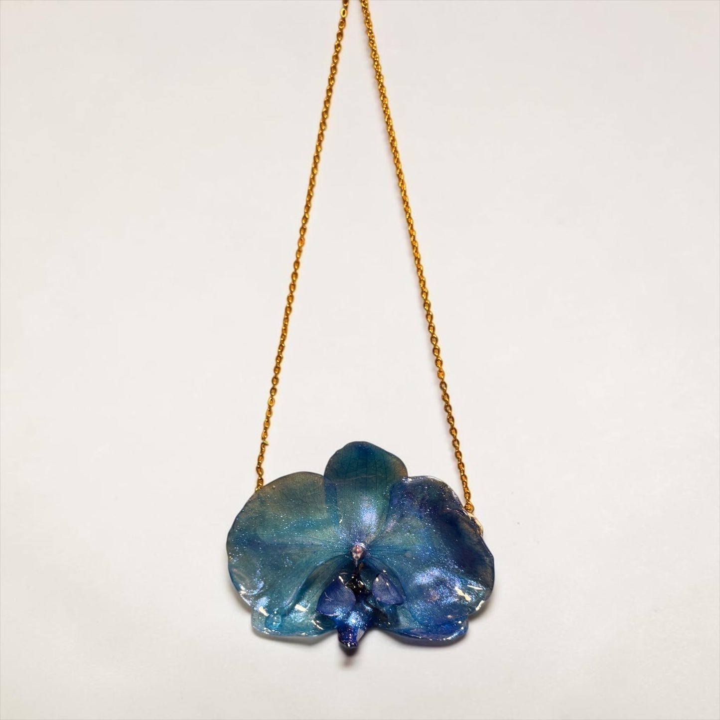 Blue orchid wall hanging SYLLIA