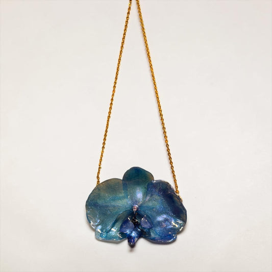 Blue orchid wall hanging SYLLIA
