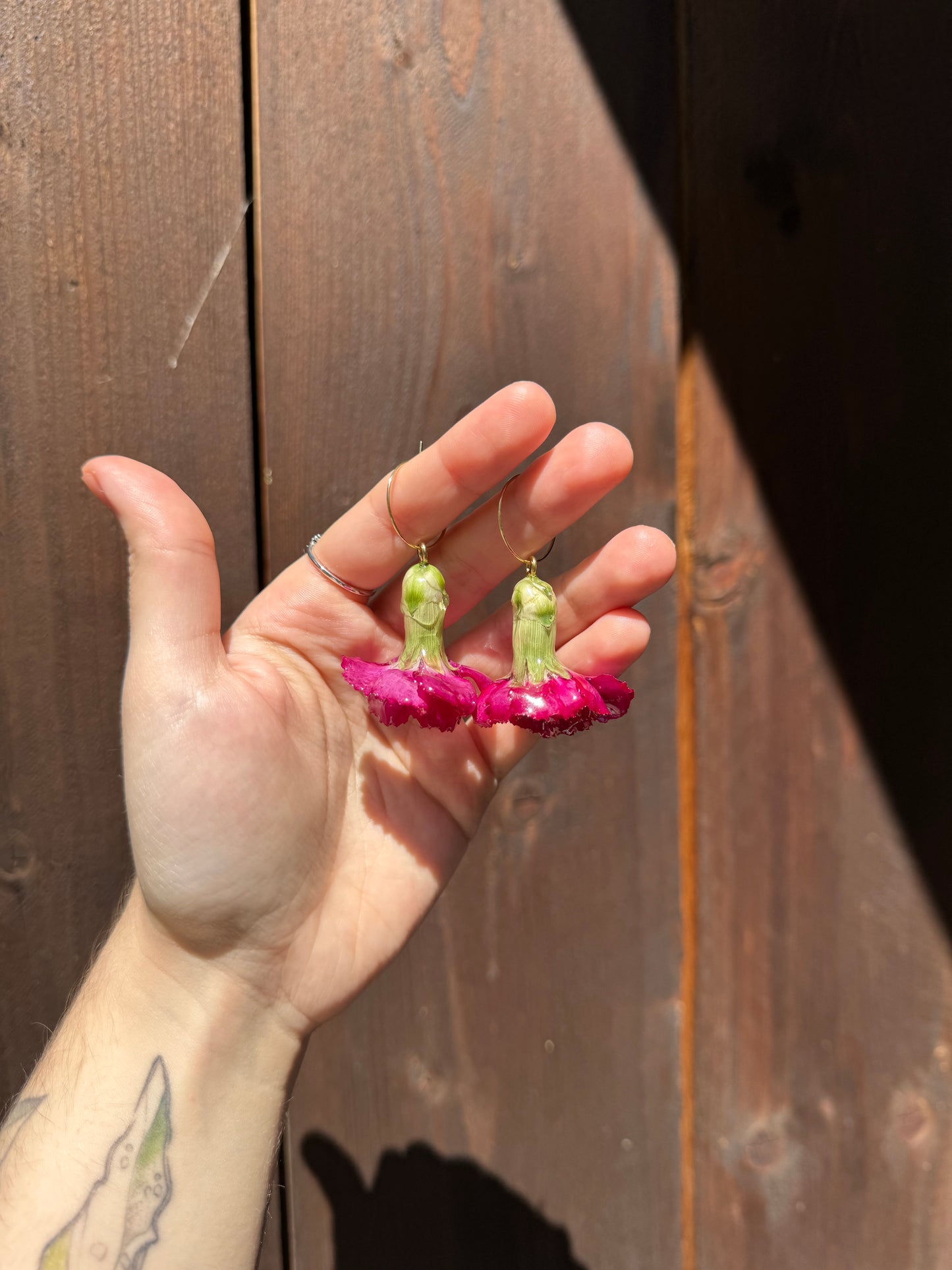 Carnation hoops