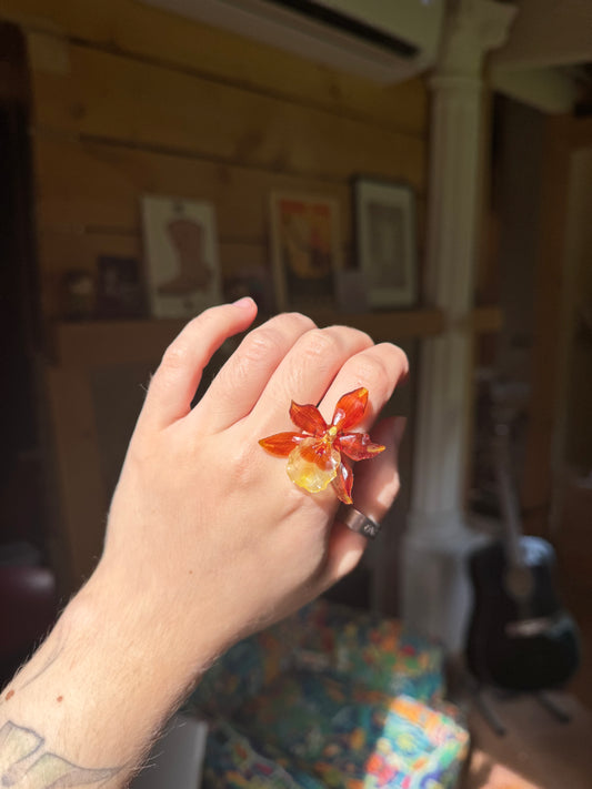 Cambria orchid ring