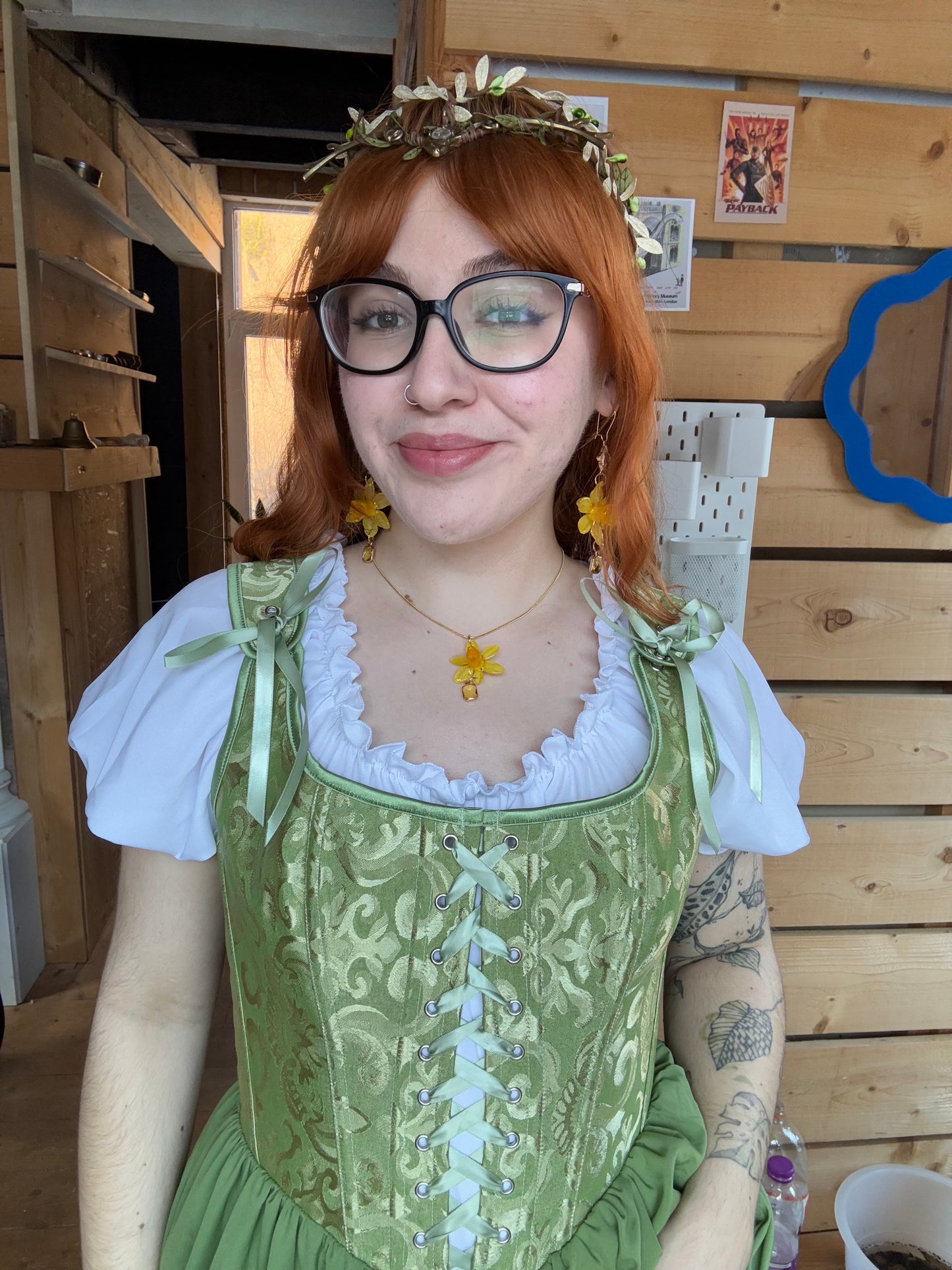 Daffodil necklace