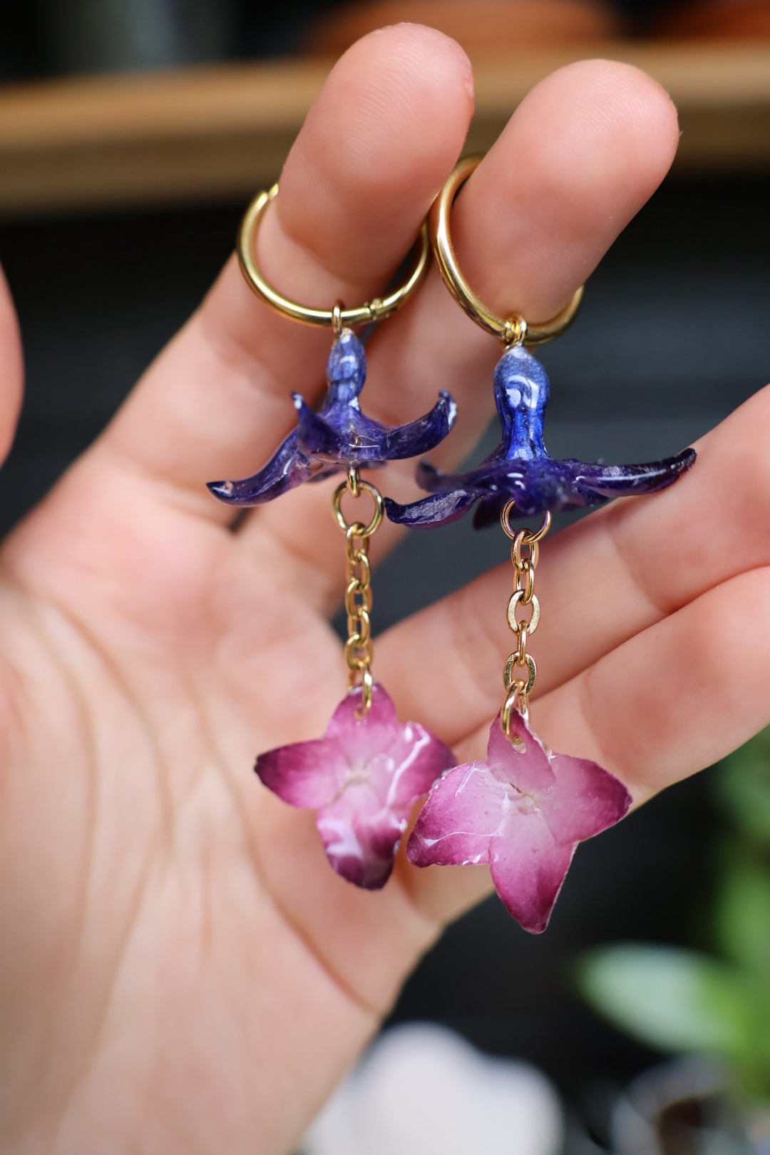 Hyacinth and hydrangea hoops