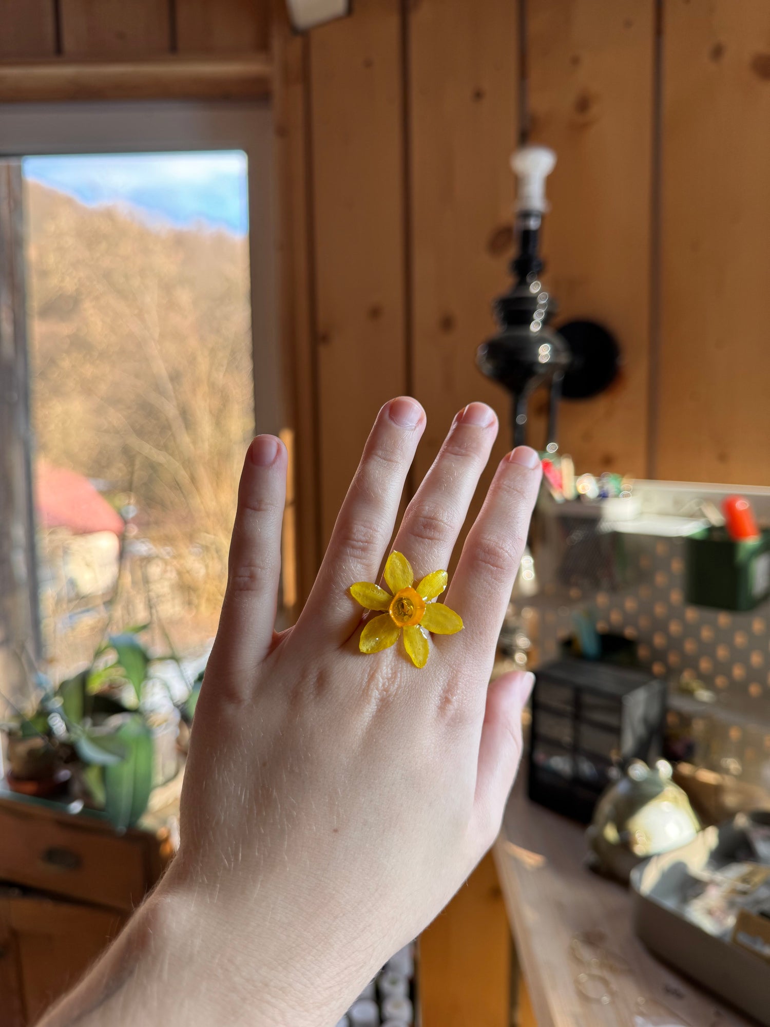 Daffodil ring SYLLIA
