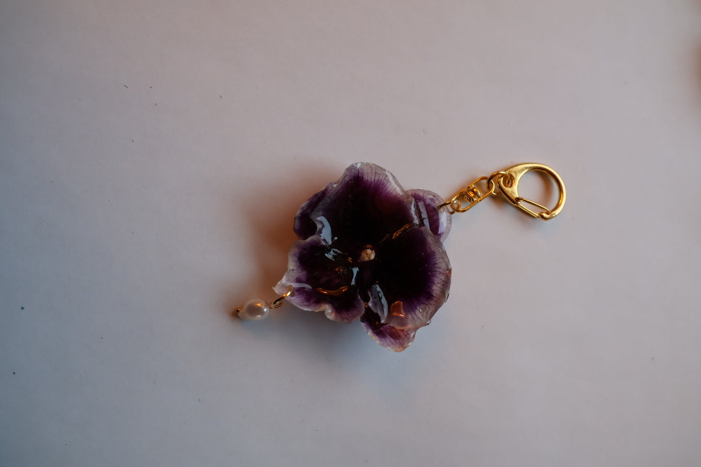 Orchid keyring SYLLIA
