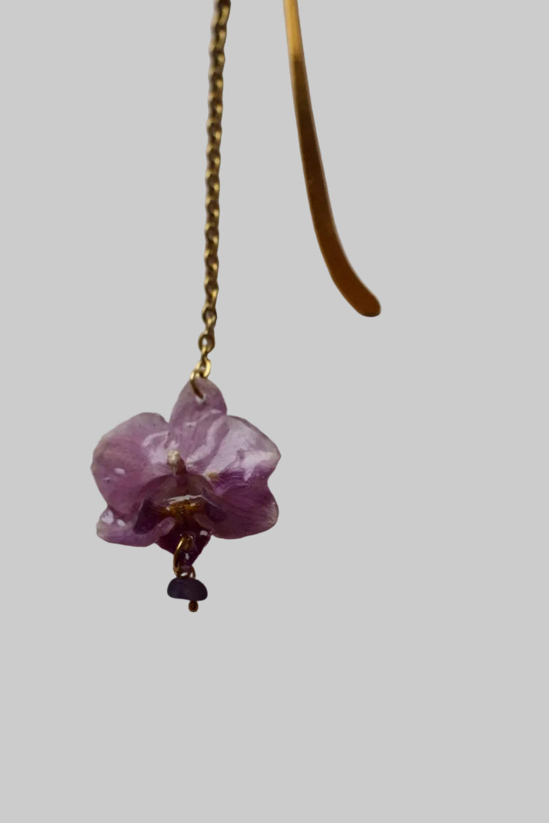 Amethyst orchid bookmark SYLLIA