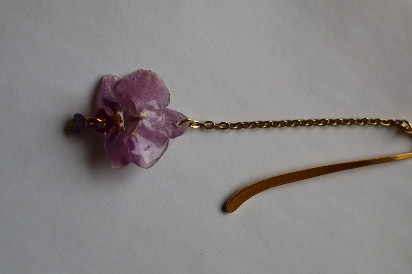 Amethyst orchid bookmark SYLLIA