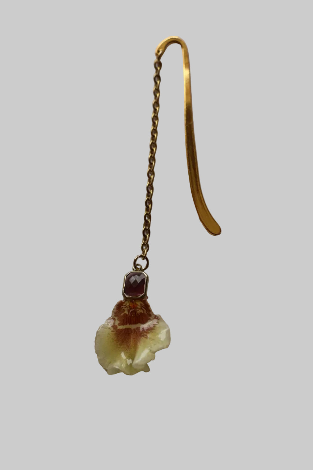 Orange orchid bookmark SYLLIA