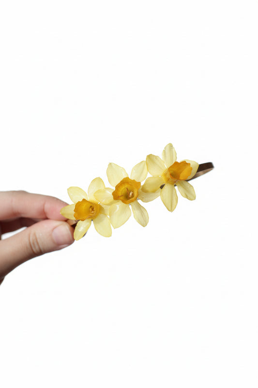 Daffodil tiara headband SYLLIA