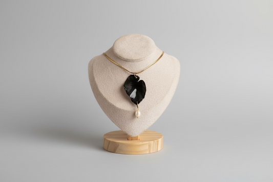 Begonia leaf necklace SYLLIA